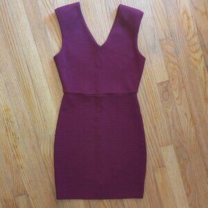 Ya Los Angeles Maroon Dress